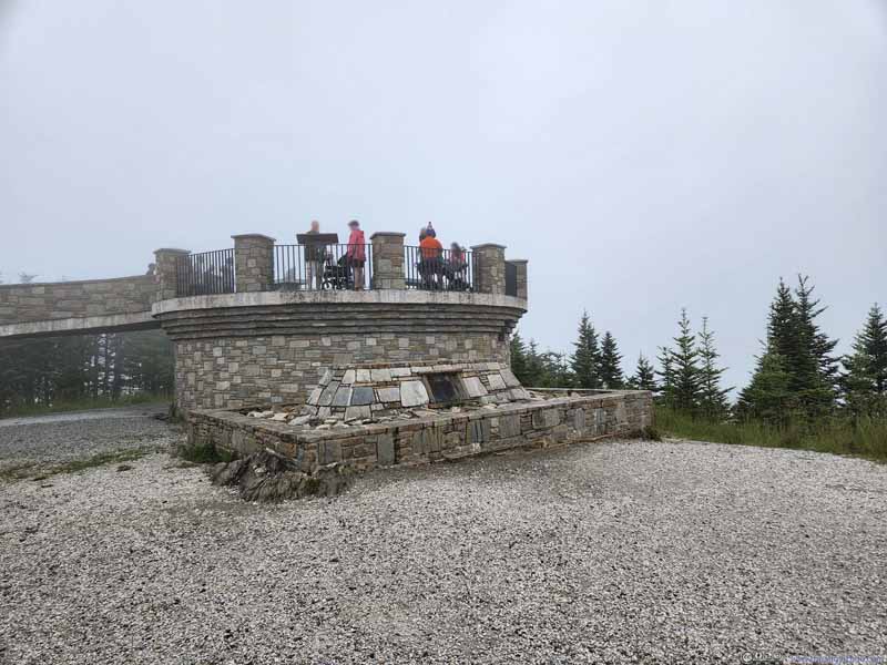 Observation Deck on Mt Mitchell