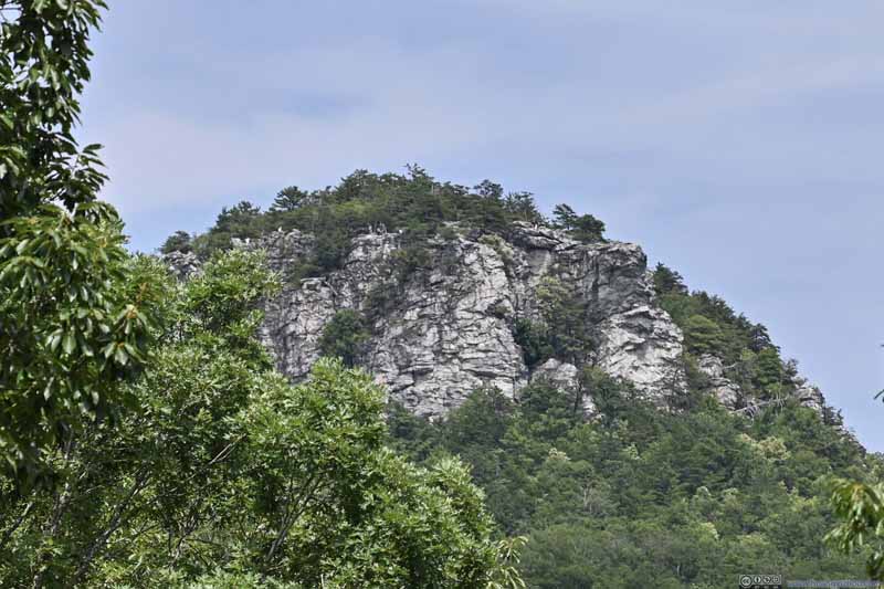 Hanging Rock from Parking Lot