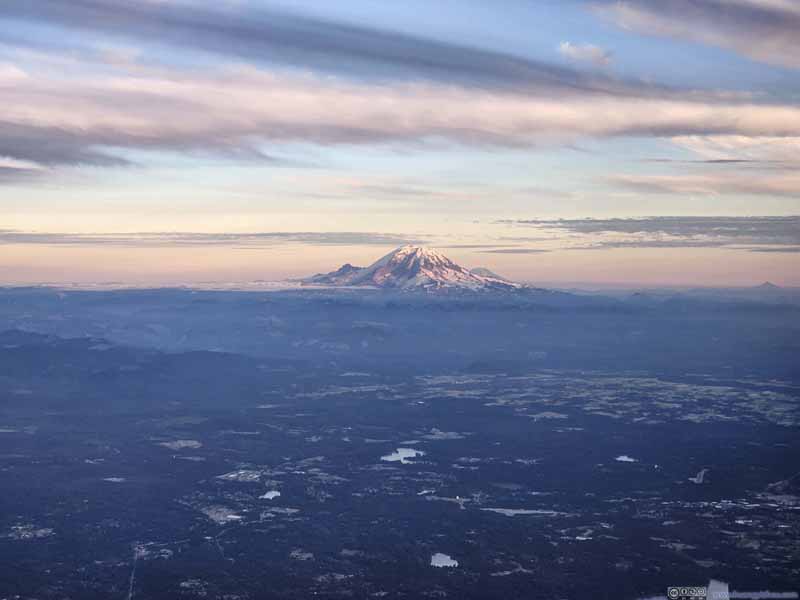 Distant Mount Rainier