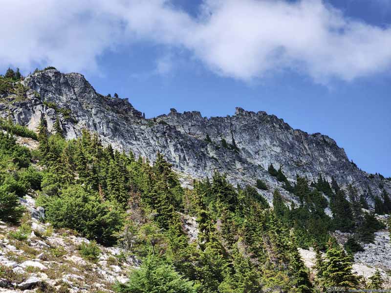 Ridge from Snoqualmie Mountain