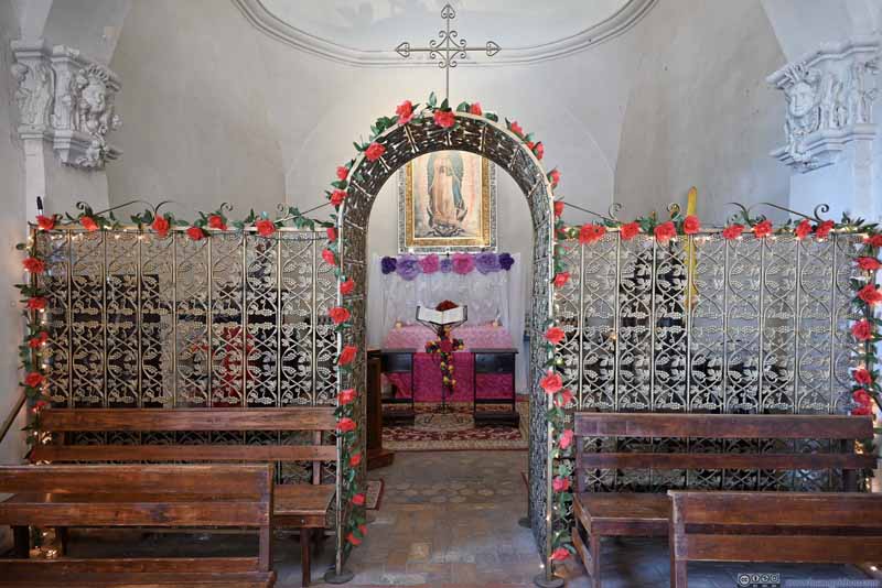 Chapel with Rose Decorations