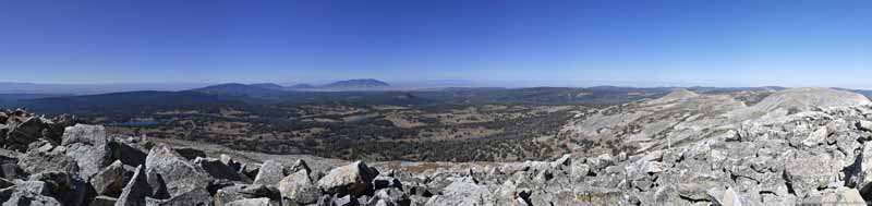 View from Medicine Bow Peak Summit to the West