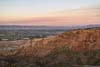Colorado River beyond Mesa in Twilight
