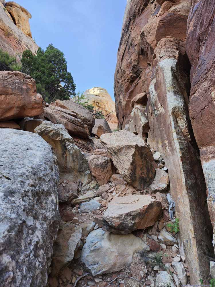 Path between Boulders