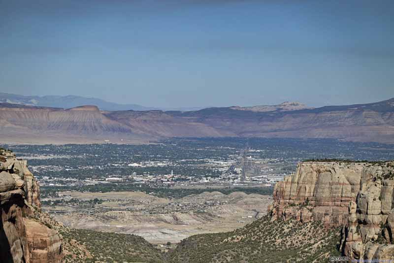 City of Grand Junction beyond Red Canyon