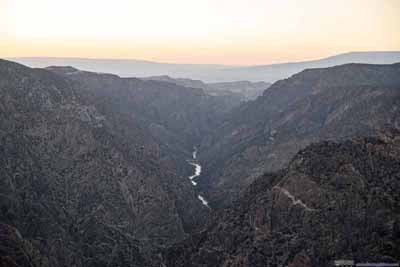 Gunnison Canyon from Sunset View