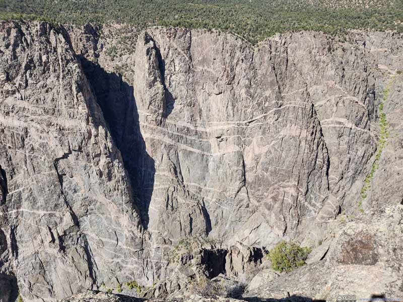 Painted Wall of Gunnison Canyon
