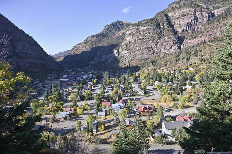 Overlooking Town of Ouray