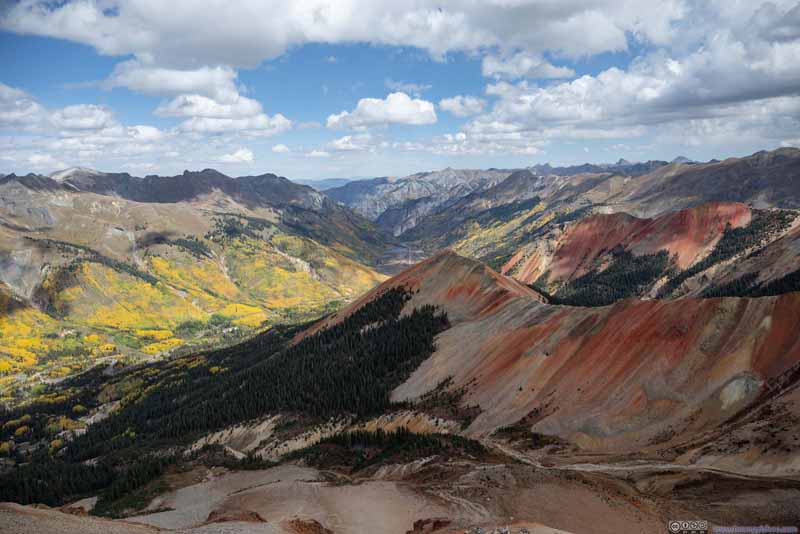 Blend of Colors from Red Mountain Summit