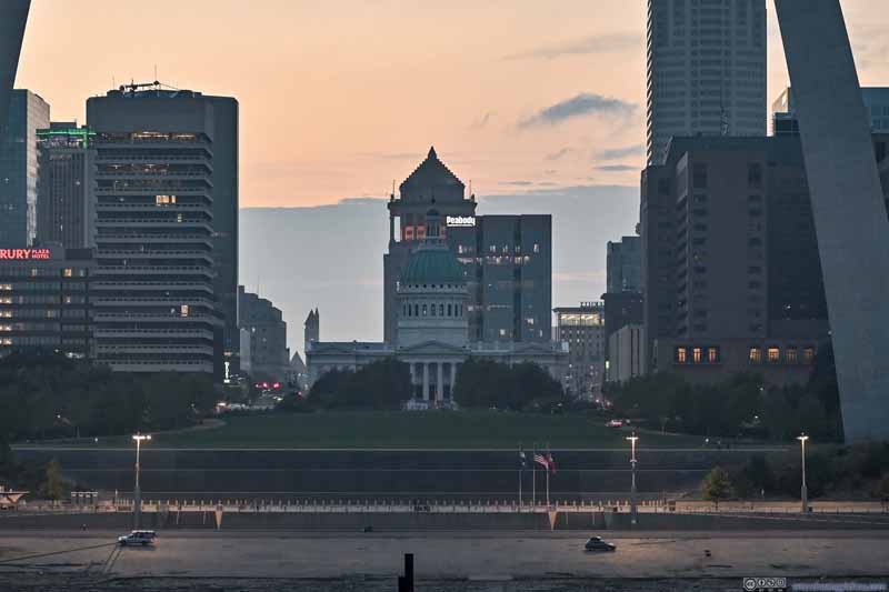 Old Courthouse across Mississippi River