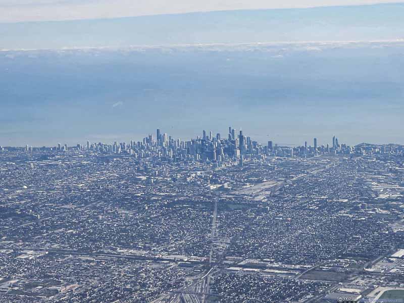 Distant Downtown Chicago