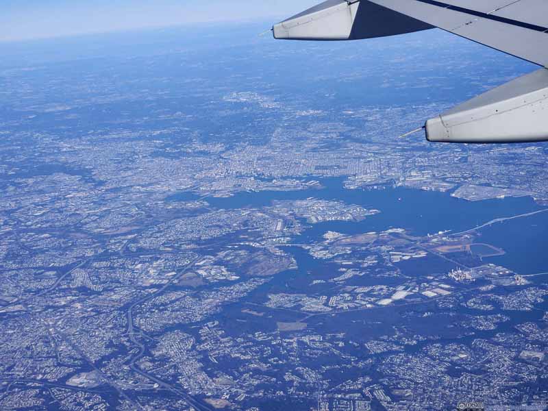 Distant Baltimore Harbor