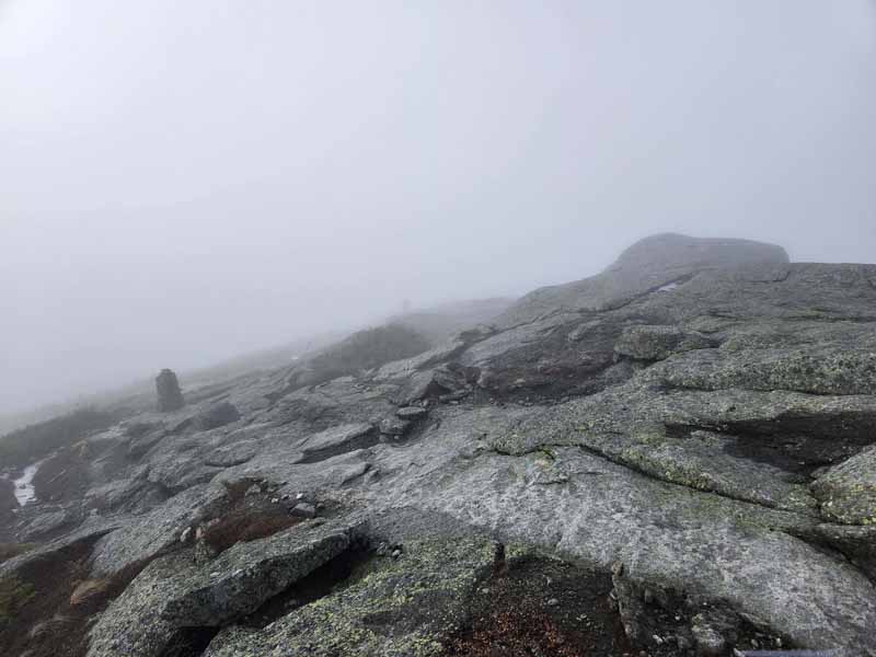 Path to Wright Peak Summit