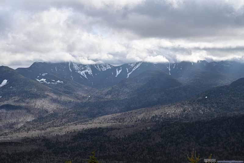 Gothics Mountain under Clouds