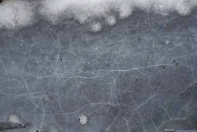 Patterns of Frozen Ice on Lower Cascade Lake