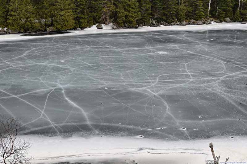 Ice Patterns on Lower Cascade Lake