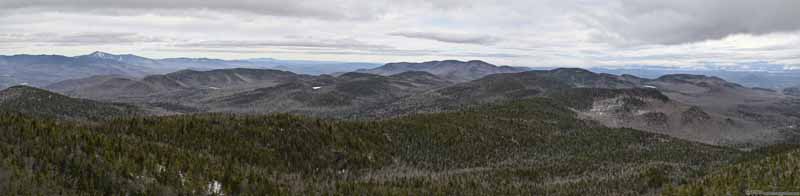 Mountains to the North from Hurricane Mountain Fire Tower