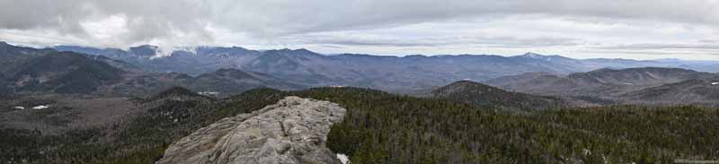 Mountains to the West from Hurricane Mountain Fire Tower