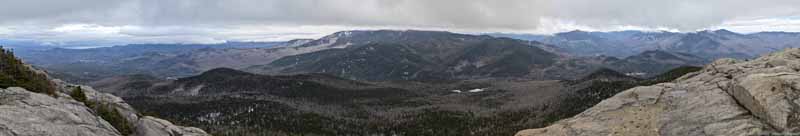 Mountains to the South from Hurricane Mountain Summit