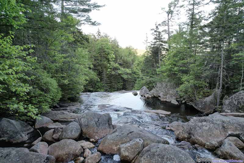 Pond above Upper Harvard Falls