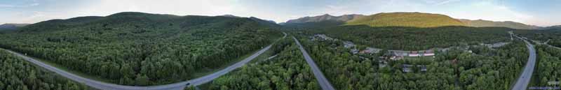 Interstate 93 through White Mountains