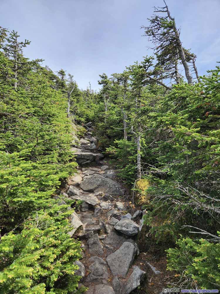 Trail from South Peak