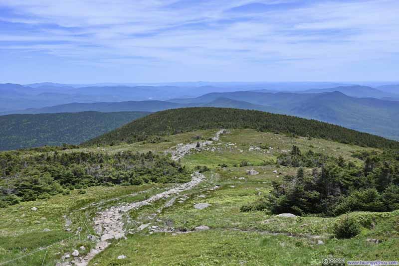 Trail from Mount Moosilauke Summit