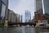 Buildings along Chicago River