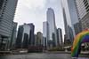 Buildings along Chicago River