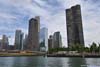 Buildings along Lake Michigan Waterfront