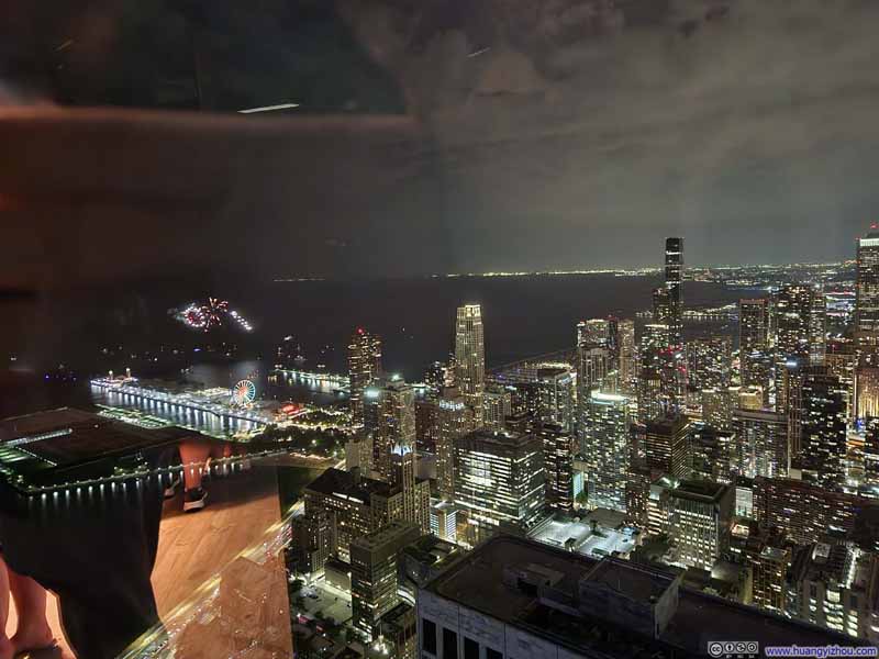 Fireworks over Navy Pier