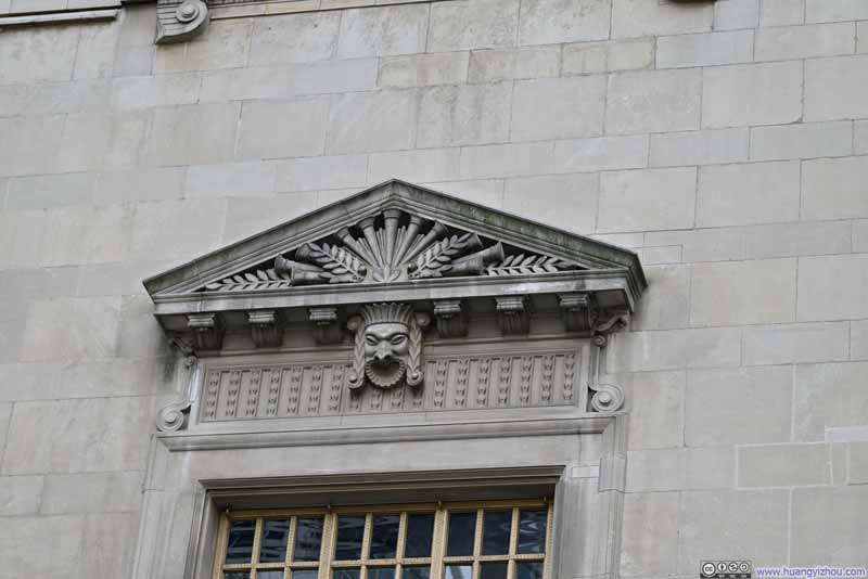 Mask Sculpture on Civil Opera Building