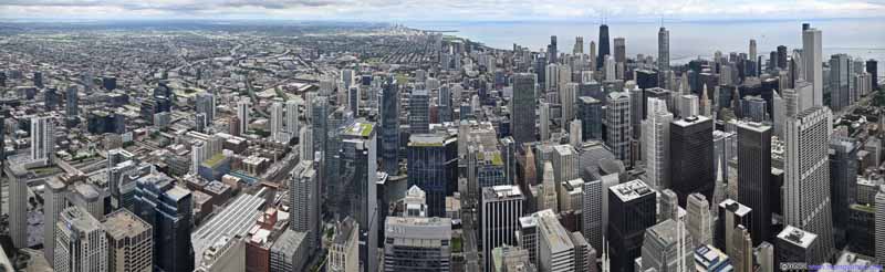 View to the North of Willis Tower