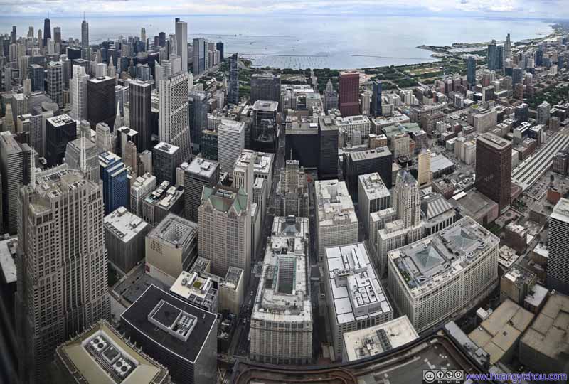 View to the East of Willis Tower