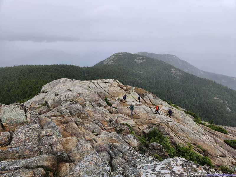 Hikers along Trail to Chocorua