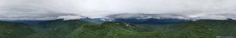 Mountains underneath Clouds