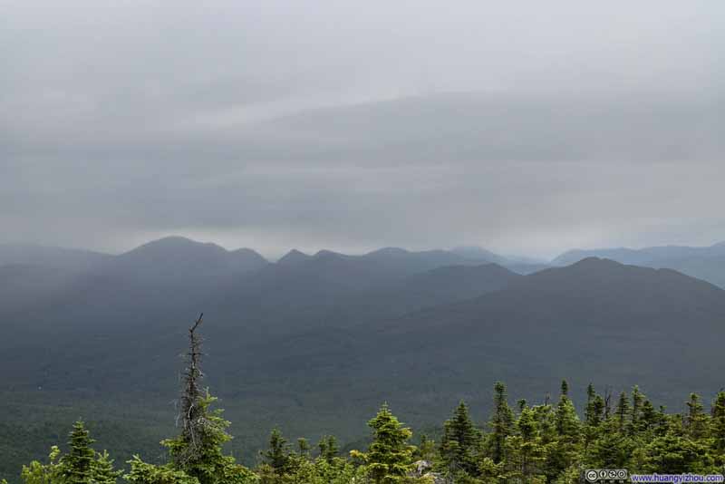 Mountains to the North in Mist