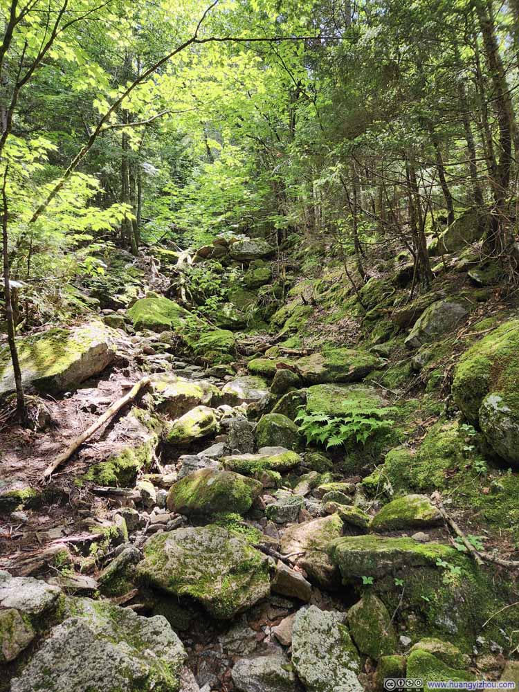 Beginning of North Slide
