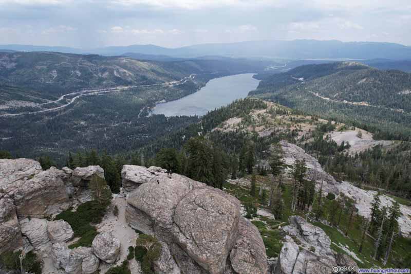 Overlooking Donner Peak and Donner Lake