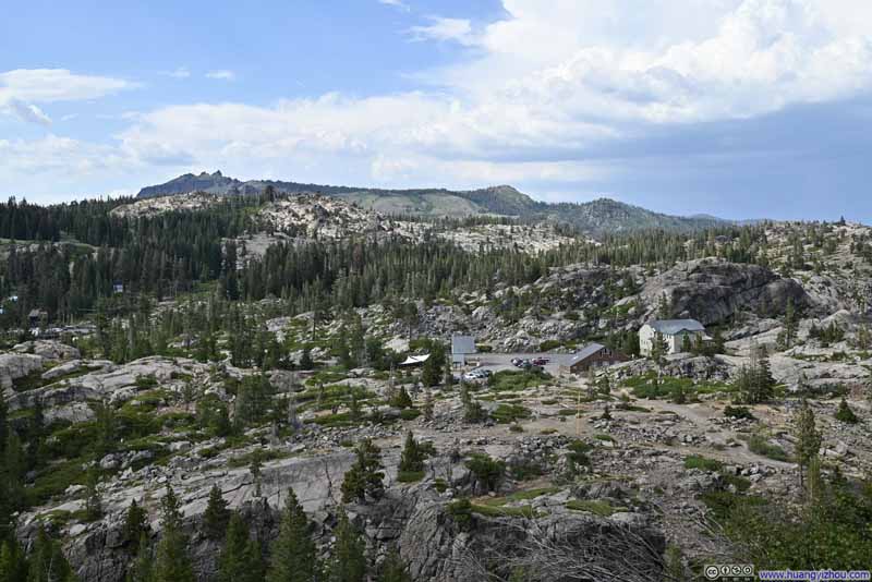 Looking back at Donner Pass