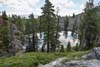 Overlooking Cathedral Lake from Trail