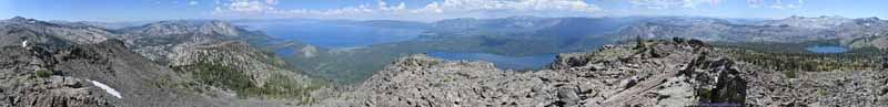 View around Mount Tallac