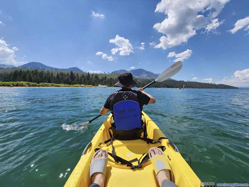 Kayak on Lake Tahoe