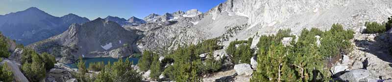 Overlooking Ruby Lake from Trail