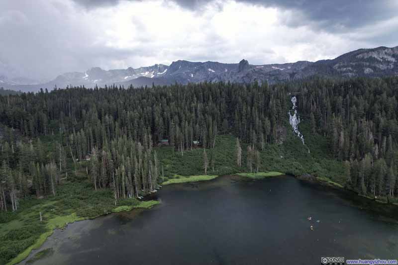 Overlooking Twin Lakes