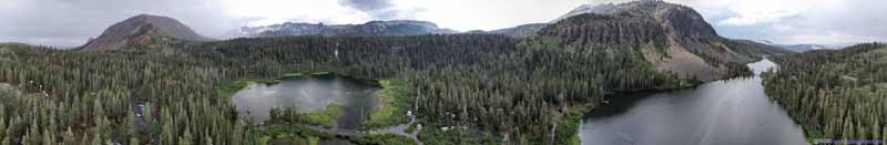 Overlooking Twin Lakes