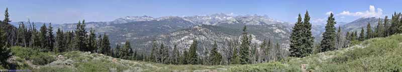 Mountains from Minaret Vista