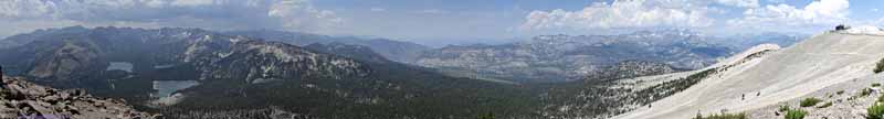 View from Mammoth Mountain Summit Vista Point