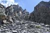 Approaching Cloudripper's West Chute