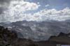 God Rays Shining on Sierra Crest Mountains